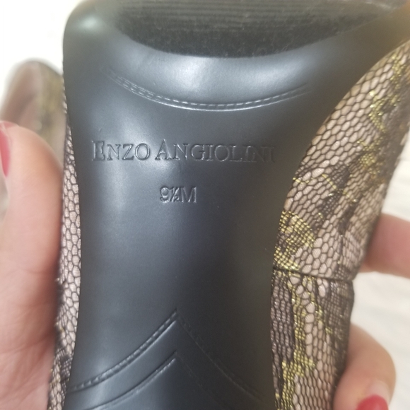 Elegant Women's Lace-Covered Shoes by Enzo Angiolini Size 9.5M - Picture 17 of 17